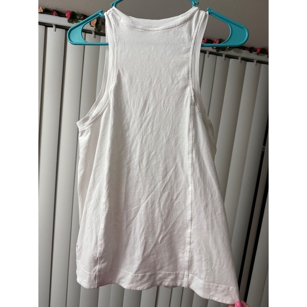 Lululemon White Athletic Tank Size 4 Small - Picture 4 of 5